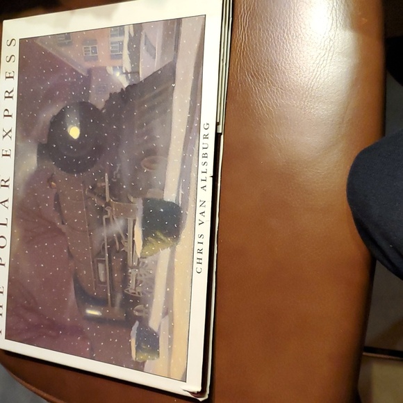 Lot of 2 Christmas Books The Polar Express hardcover with jacket & Mariah Carey - Picture 8 of 10